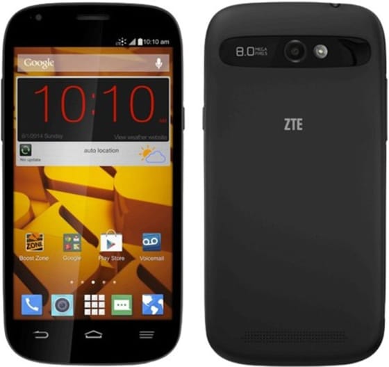 ZTE Warp Sync Negro