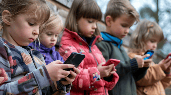 Kinder könnten in einer Stadt im Vereinigten Königreich davon abgehalten werden, Smartphones zu benutzen