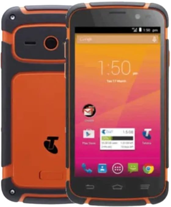 Telstra Tough Max Preto/Laranja