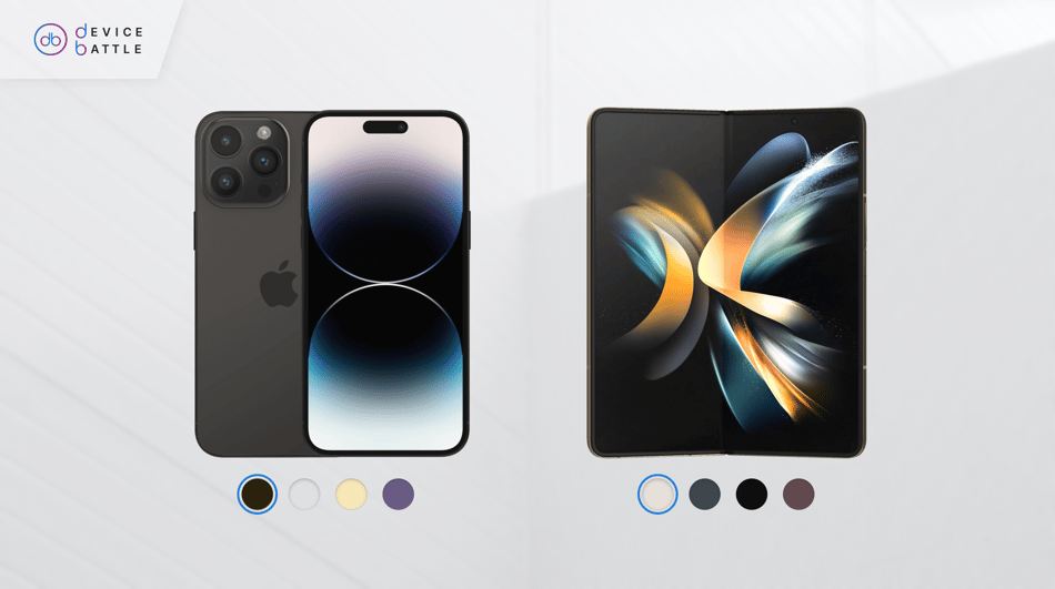 iPhone 14 Pro Max vs Galaxy Z Fold 4 Detailed Comparison