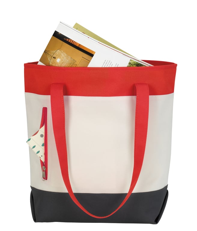 Good Value™ Color Zip Tote, 600D Polyester — view 31