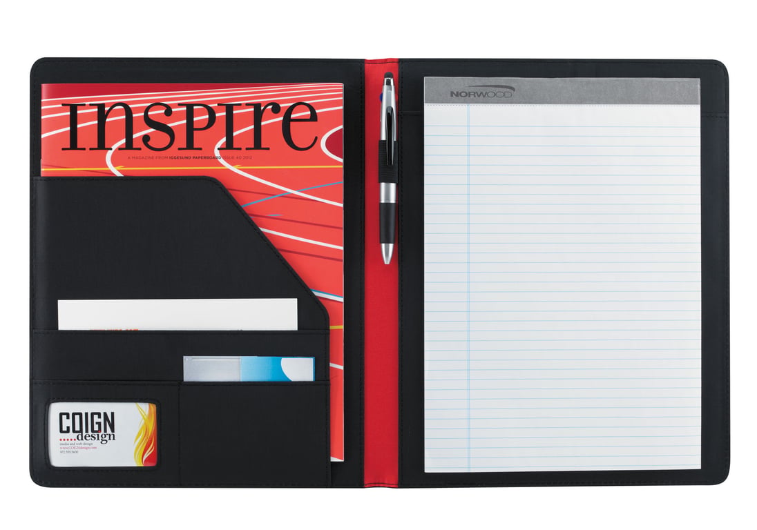Good Value™ Hype Padfolio with Writing Pad and Organizer — view 10