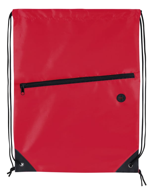 Good Value™ Front Zip Drawstring Backpack — view 23