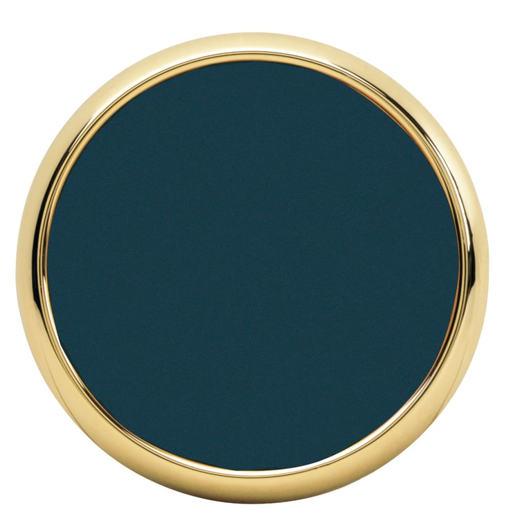 JAFFA® Leather Coaster with Metal Base — view 20