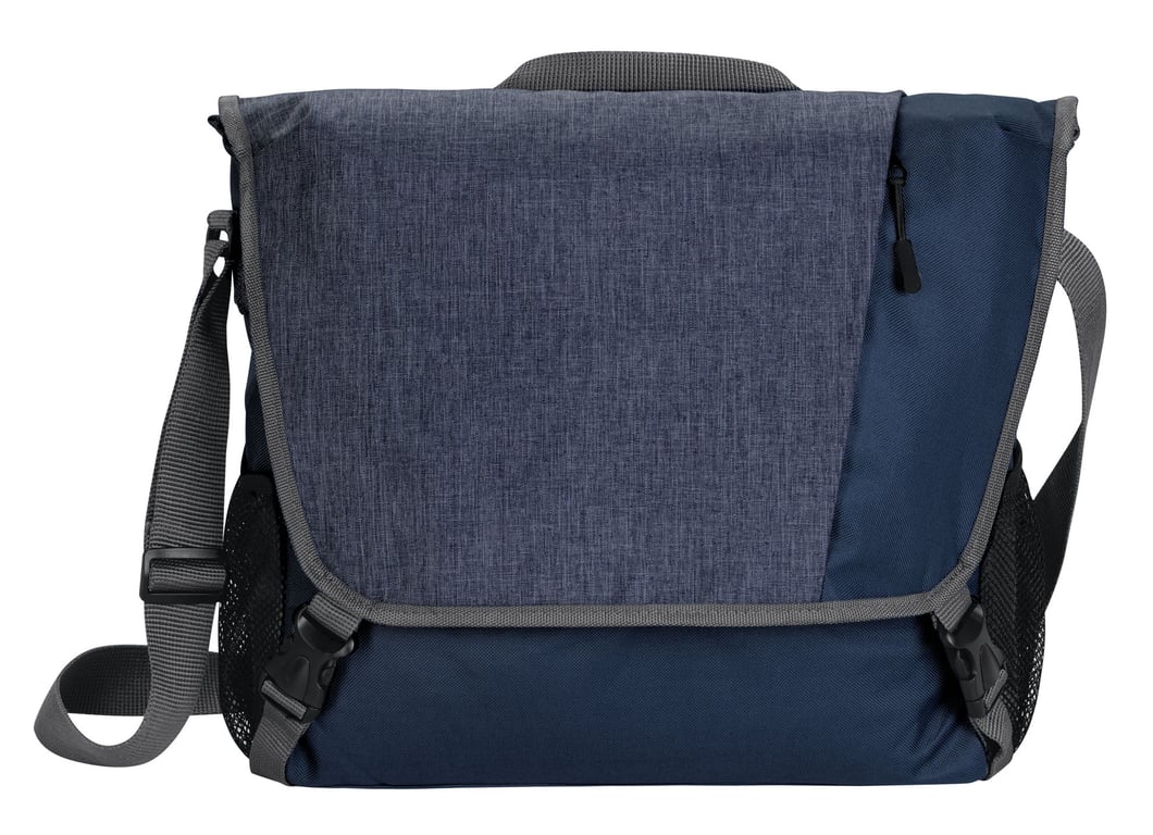 Tuck Messenger Bag with Fold-Over Buckle Top — view 12