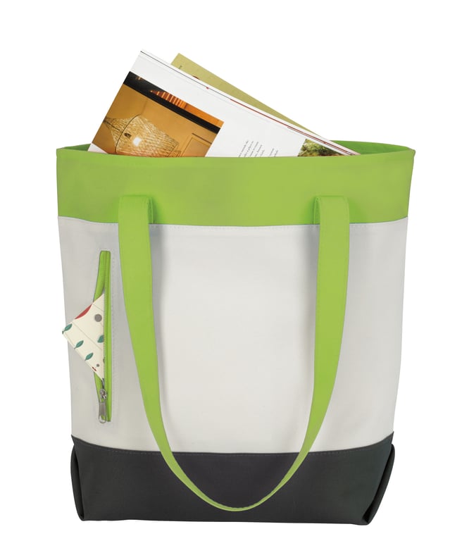 Good Value™ Color Zip Tote, 600D Polyester — view 25