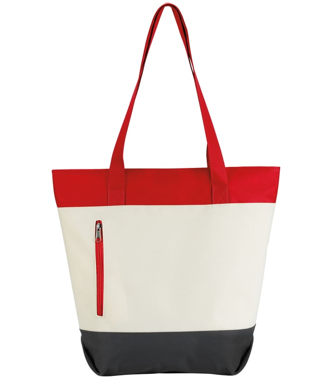 Good Value™ Color Zip Tote, 600D Polyester — view 30