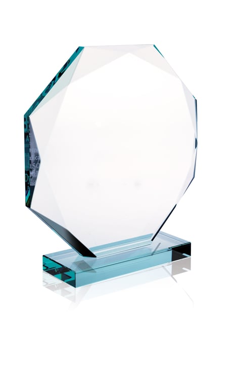 JAFFA® Jade Octagon Award, Small — view 4