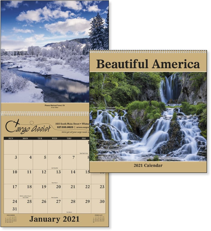 Triumph® Calendars Beautiful America Wall Calendar, 12 x 25 in. — view 7