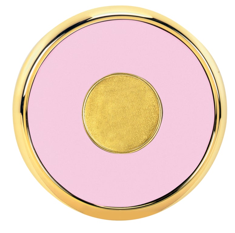 JAFFA® Round Brass Coaster with Leather Face and Cork Back — view 42