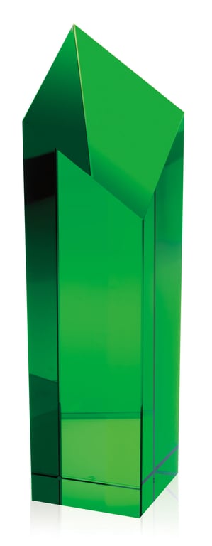 JAFFA® Spectra Pillar Crystal Award, 10" — view 14