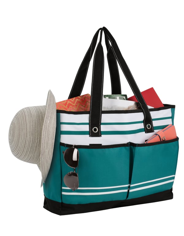 Atchison® Two-Pocket Fashion Tote with Zippered Main Compartment — view 25