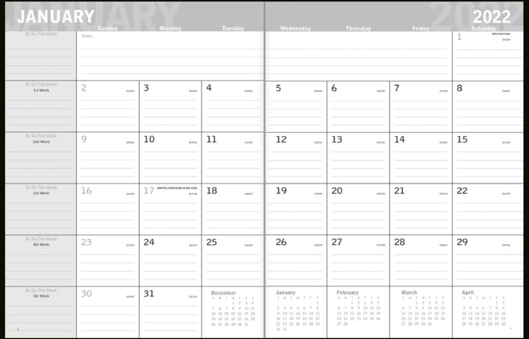 Triumph® Calendars Classic Monthly Planner — view 30
