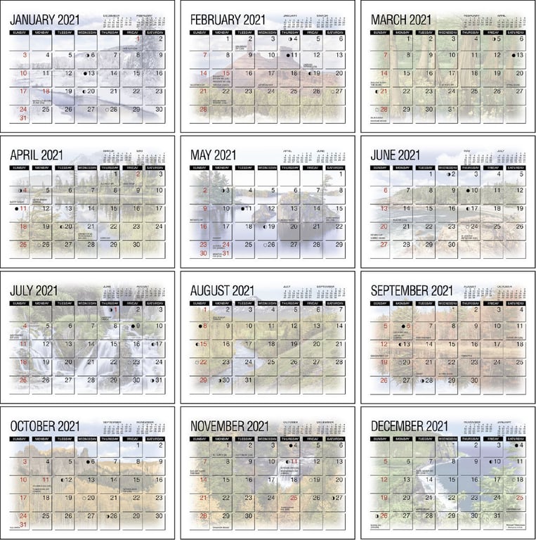 Triumph® Calendars America's Beauty Desk Calendar — view 17