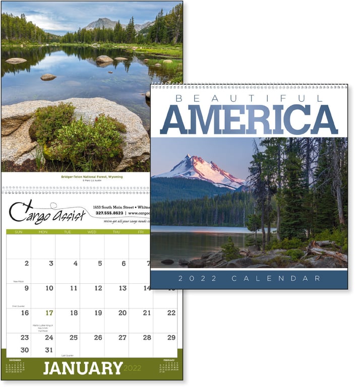 Triumph® Calendars Beautiful America Wall Calendar, 12 x 25 in. — view 9