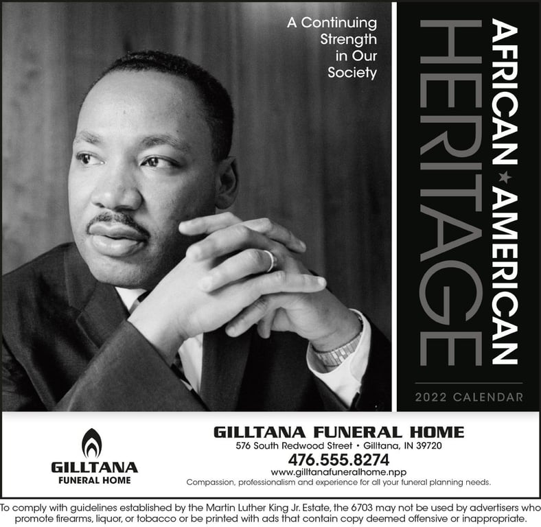 Triumph® Calendars African-American Heritage: Dr. Martin Luther King, Jr. Wall Calendar — view 7