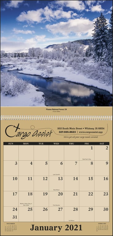 Triumph® Calendars Beautiful America Wall Calendar, 12 x 25 in. — view 8