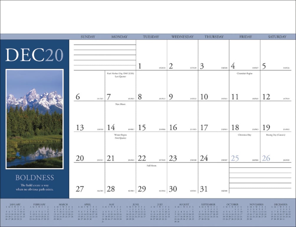 Triumph® Calendars Motivations Desk Pad — view 18