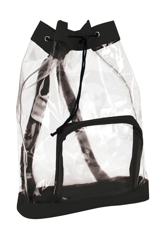 Good Value™ Clear Cinch Backpack with Drawstring Closure — view 11