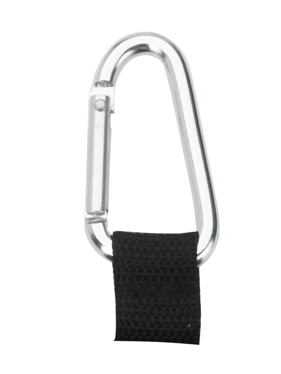 Valuables Zippered Pouch with Mesh Pockets and Carabiner — view 6