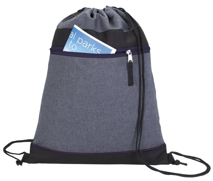 Good Value™ RPET Two-Tone Drawstring Backpack — view 17