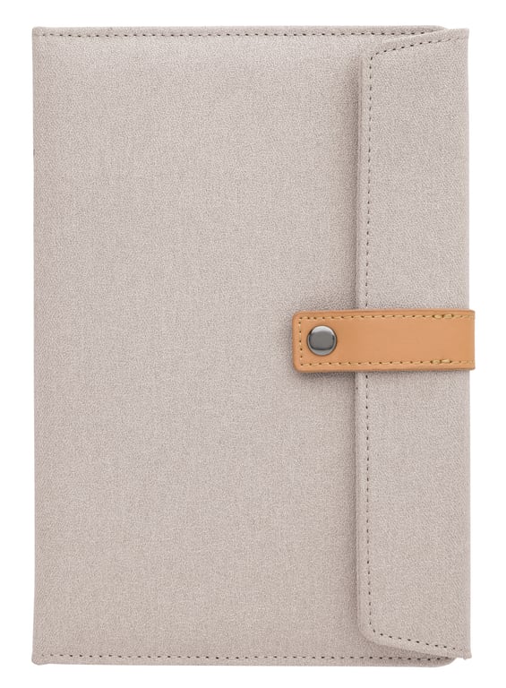 Good Value™ Two-Tone Journal with Leatherette Snap Closure — view 12
