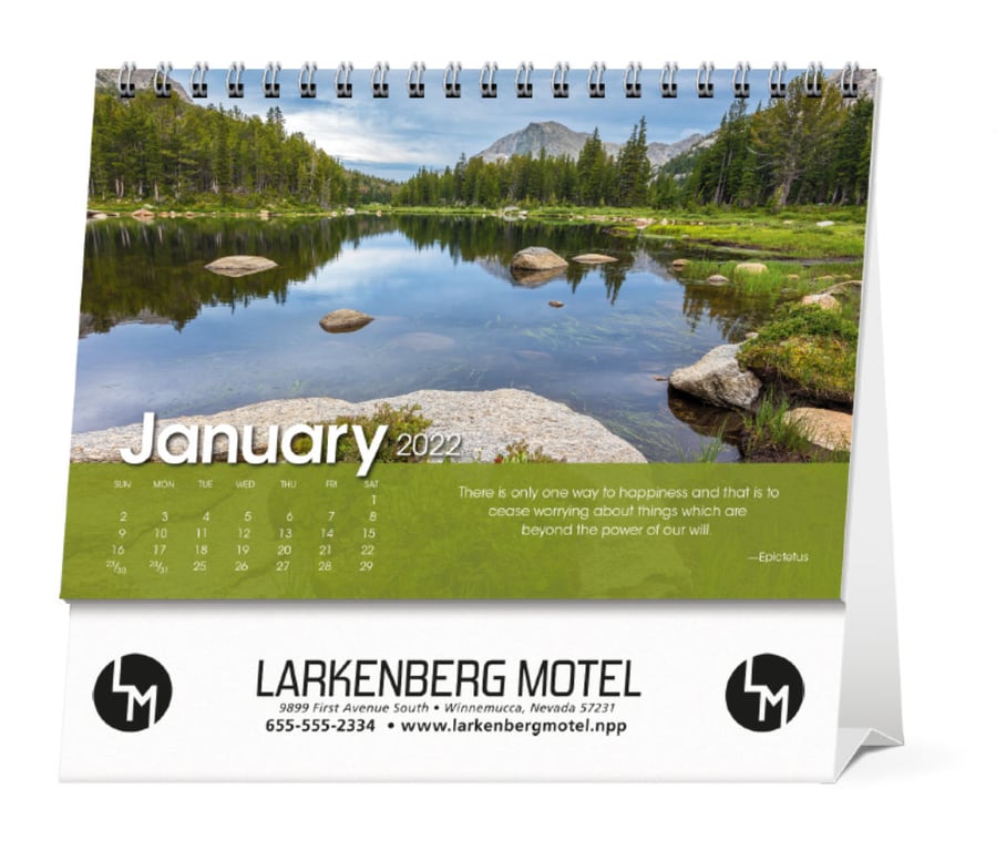 Triumph® Calendars Scenic Moments Large Desk Calendar — view 14