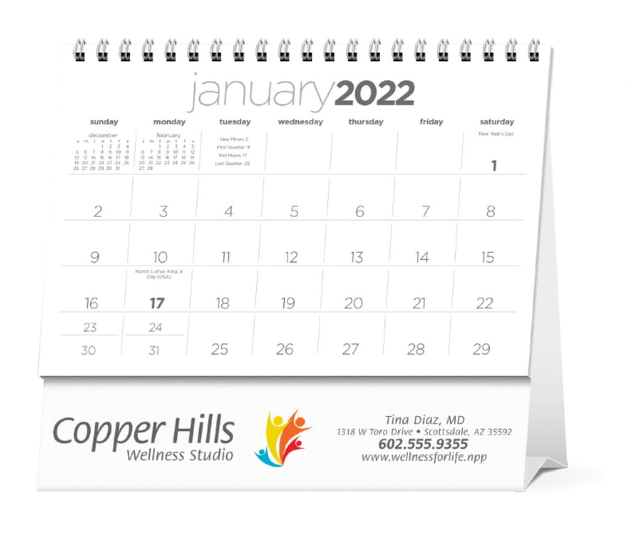 Triumph® Calendars Simplicity Large Desk Calendar — view 12