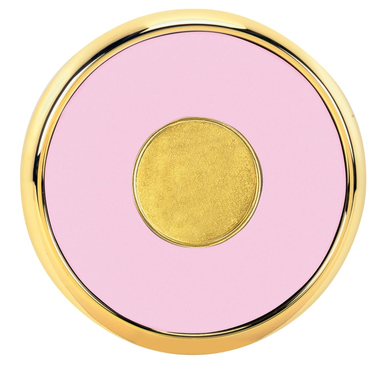 JAFFA® Round Brass Coaster with Leather Face and Cork Back — view 43