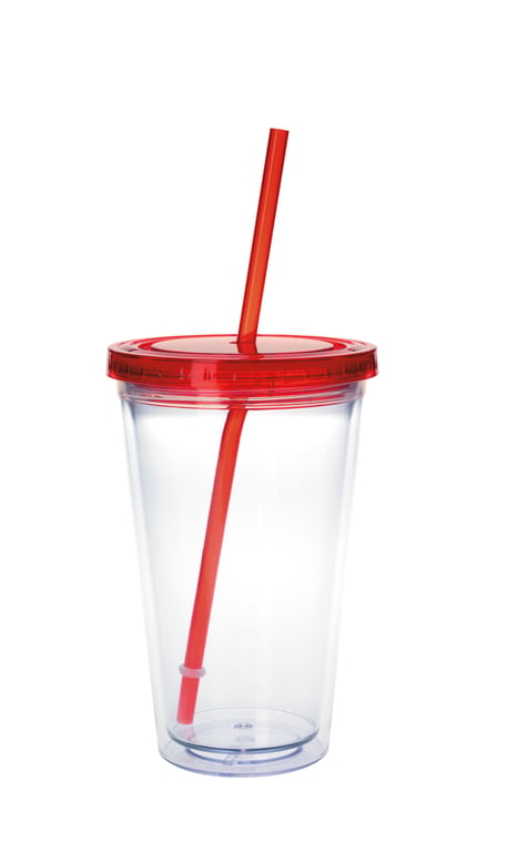 Good Value™ Clear Tumbler with Colored Lid, 18 oz. — view 49