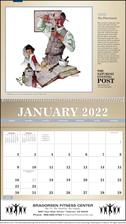 Triumph® Calendars The Saturday Evening Post Deluxe Pocket Calendar — view 9