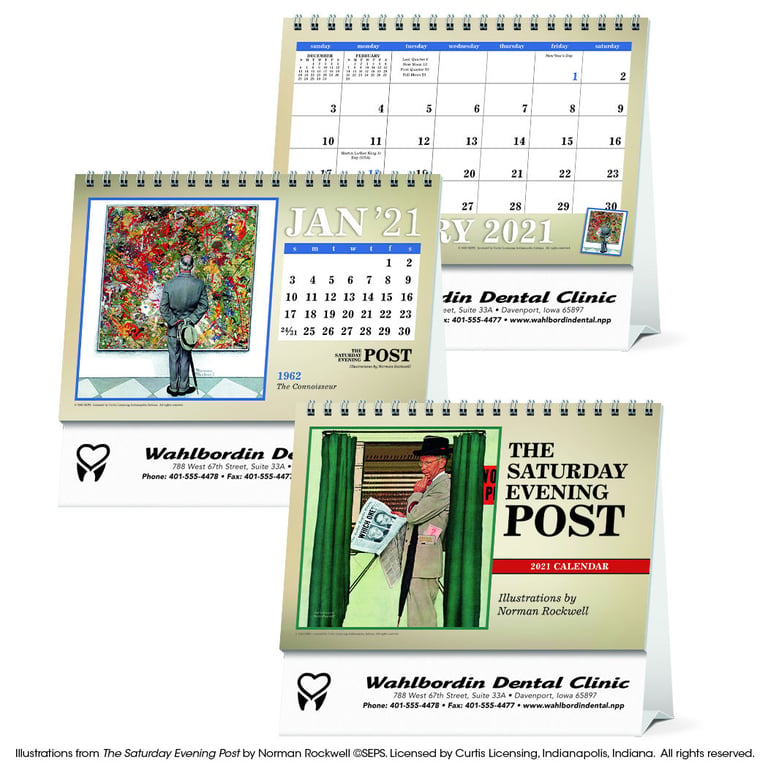 Triumph® Calendars The Saturday Evening Post Large Desk Calendar — view 8