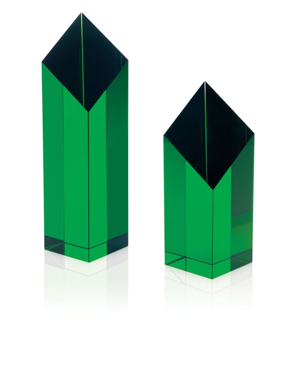 JAFFA® Spectra Pillar Crystal Award, 10" — view 11