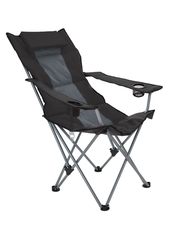 Premium Stripe Reclining Chair with Carry Bag — view 9