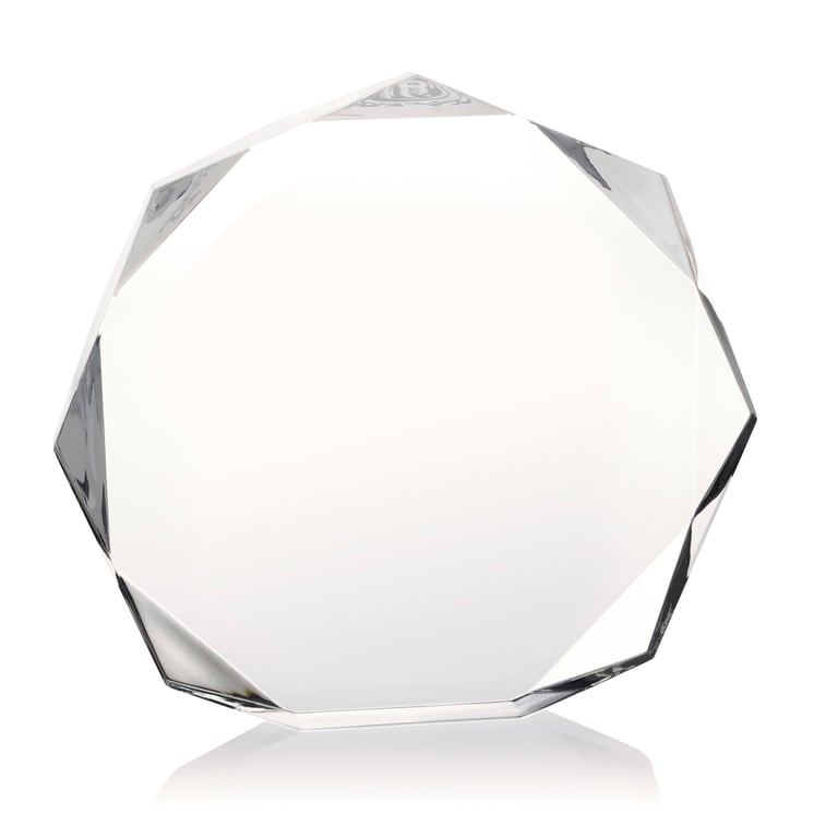 JAFFA® Enterprise Octagon Acrylic Award — view 5