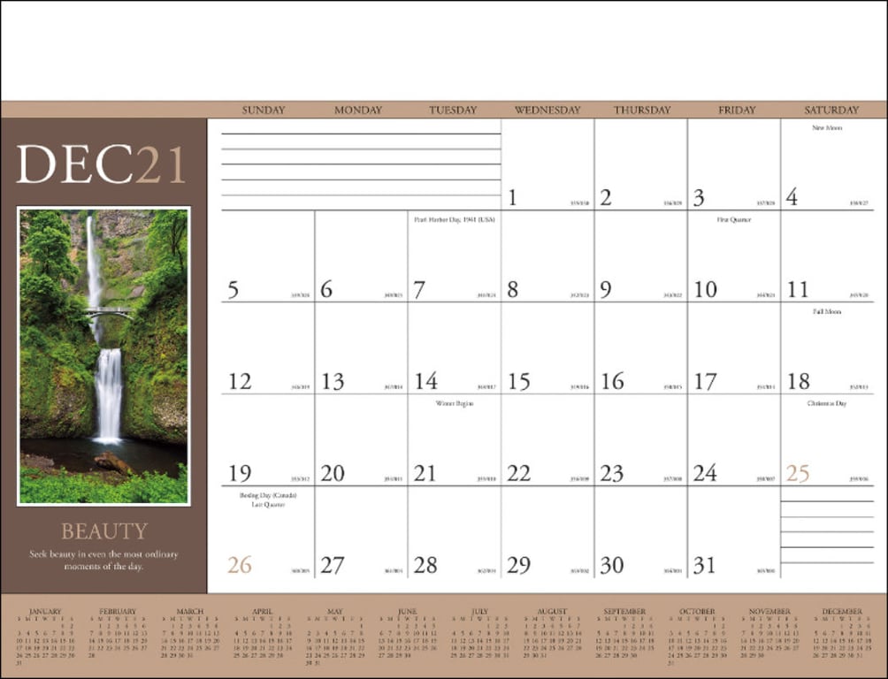 Triumph® Calendars Motivations Desk Pad — view 9