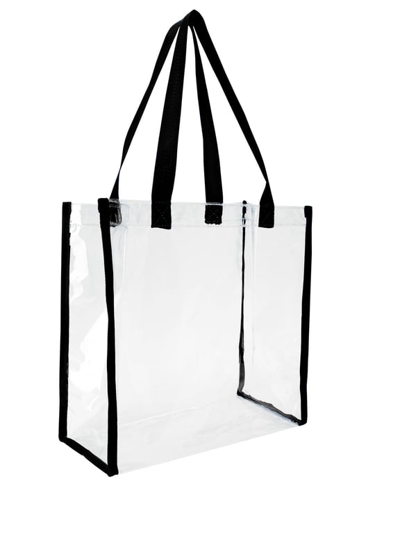 Good Value™ Clear Game Tote, 12 x 12 x 6 in. PVC Vinyl Stadium Bag — view 36