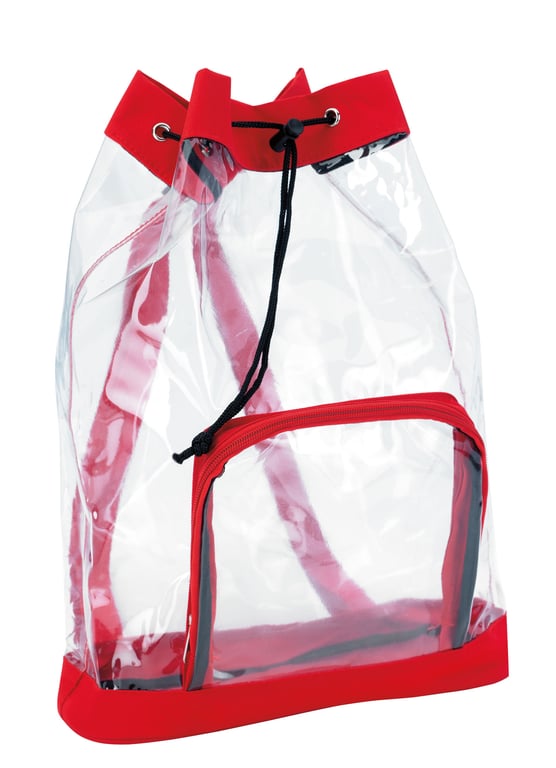 Good Value™ Clear Cinch Backpack with Drawstring Closure — view 13