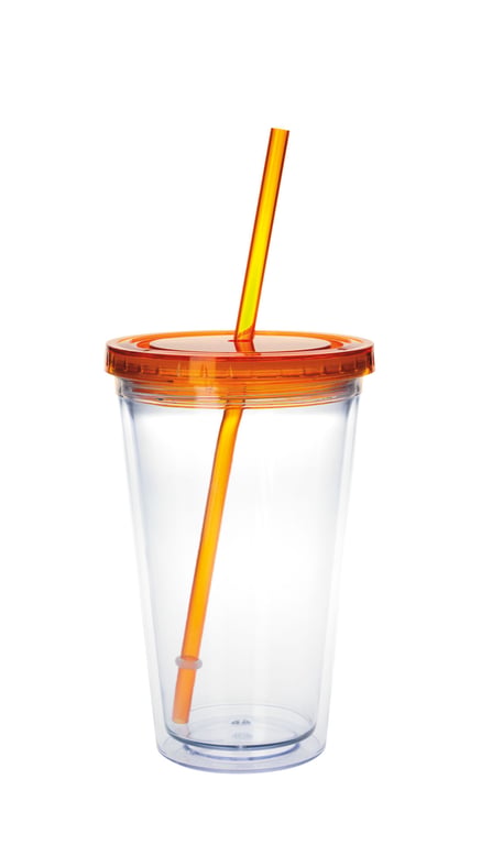 Good Value™ Clear Tumbler with Colored Lid, 18 oz. — view 47