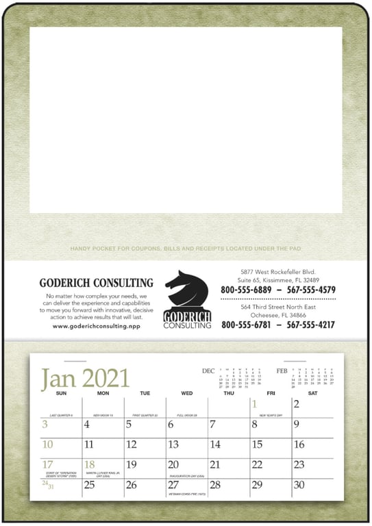 Triumph® Calendars Single Pocket Calendar — view 6