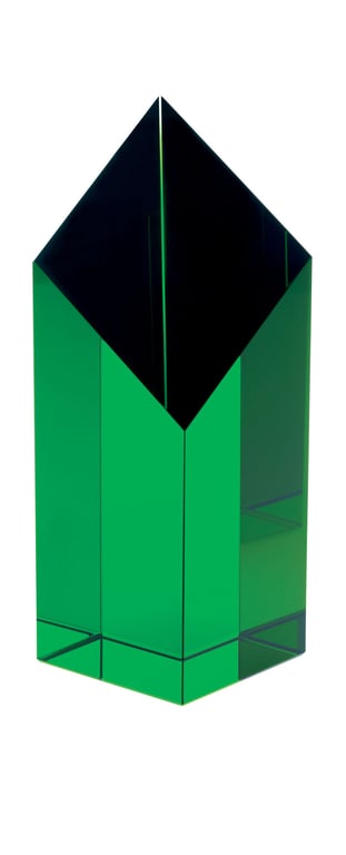 JAFFA® Spectra Pillar Crystal Award, 7-1/2" — view 6