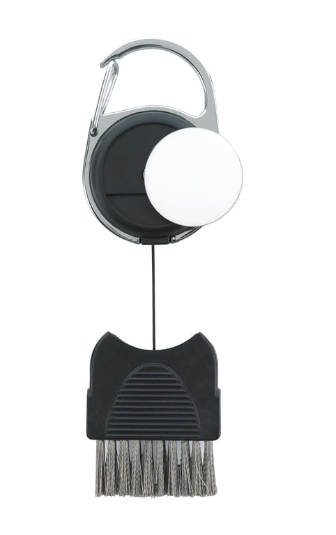 Good Value™ Golf Club Brush with Retractable Brush and Ball Marker — view 10