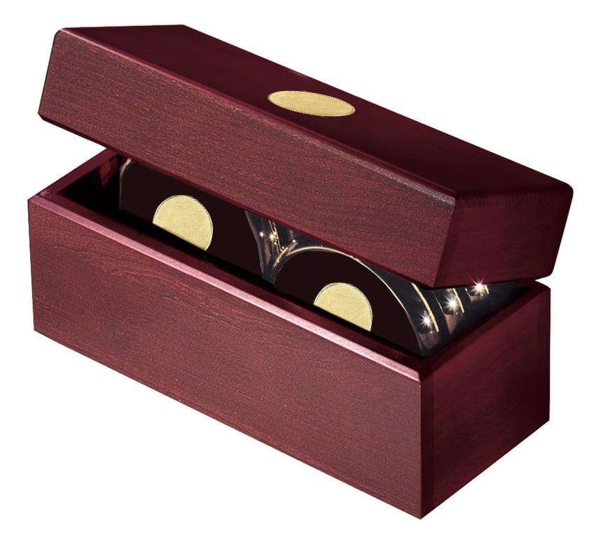 JAFFA® Six Coasters with Solid Cherry Chest — view 15