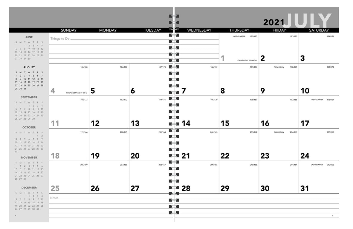 Triumph® Calendars Academic Year Desk Planner with Custom Cover — view 8