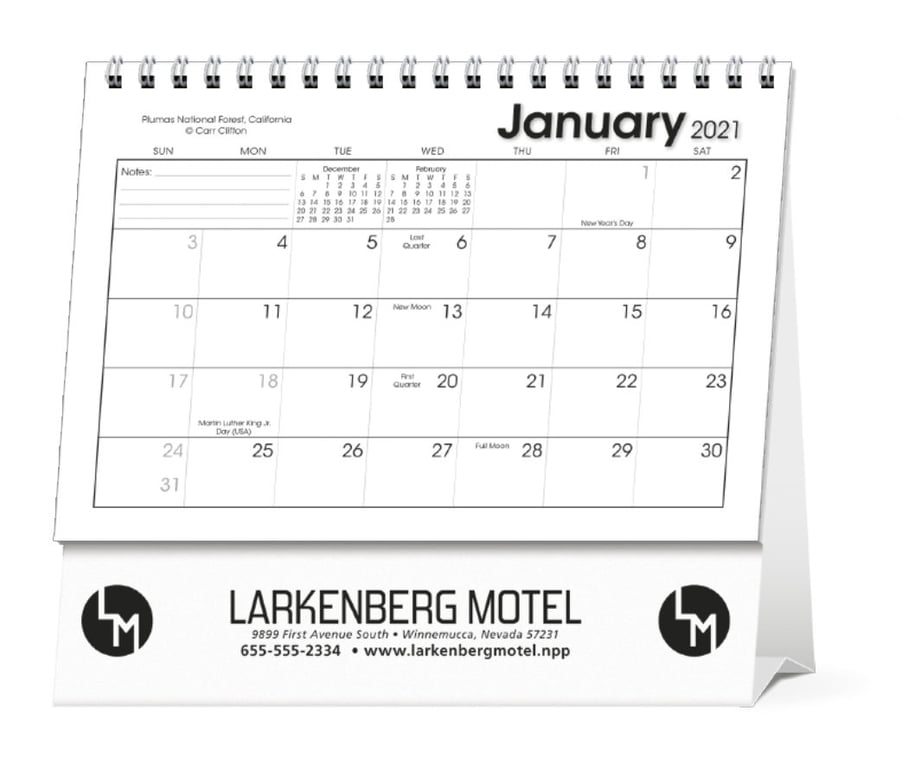 Triumph® Calendars Scenic Moments Large Desk Calendar — view 9