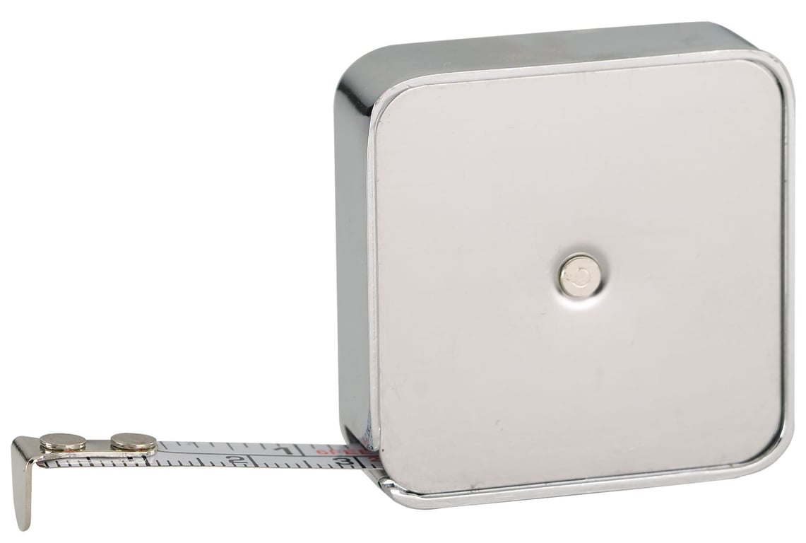 6' Chrome Tape Measure with Carbon Steel Blade — view 6