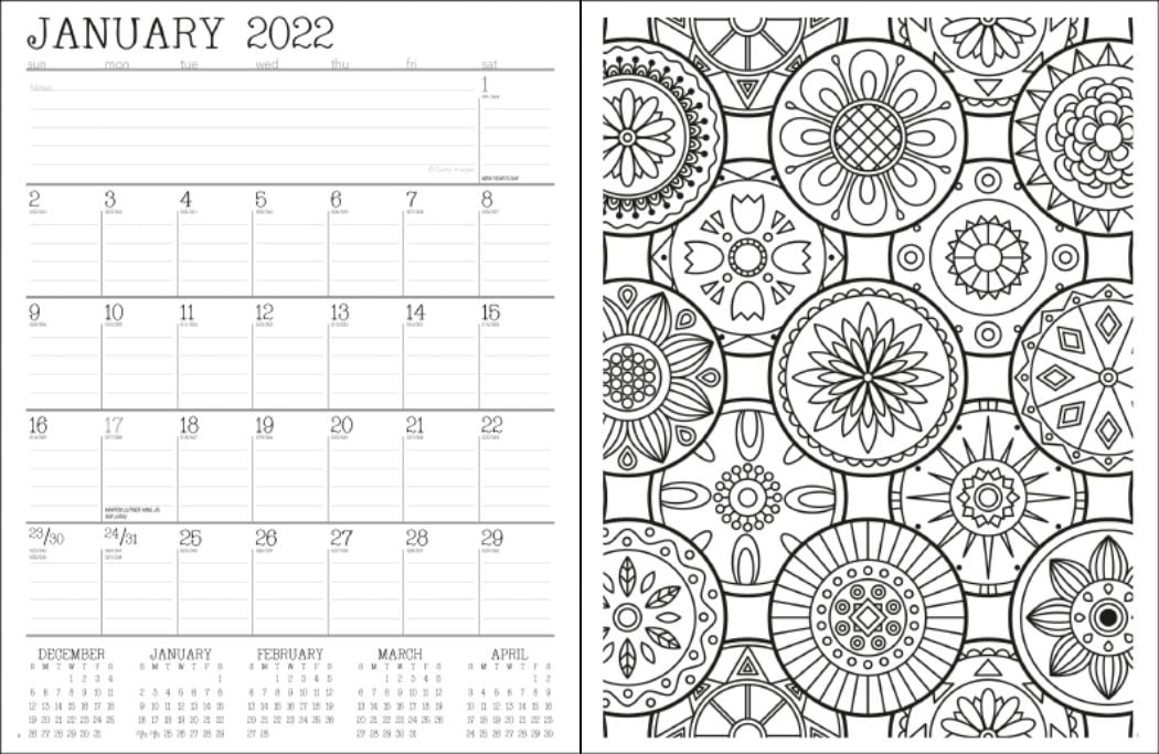 Good Value™ Adult Coloring Book Planner — view 14