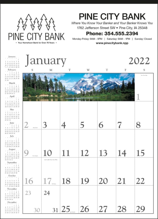 Triumph® Calendars Decorator Memo Wall Calendar, 18 x 25 in. — view 6