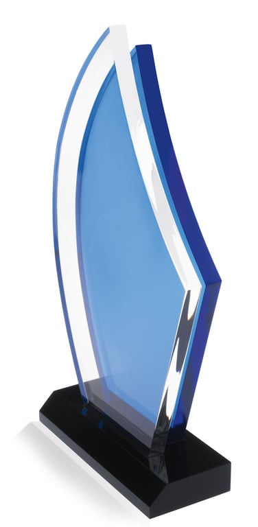 JAFFA® Acrylic Sailboat Award — view 7
