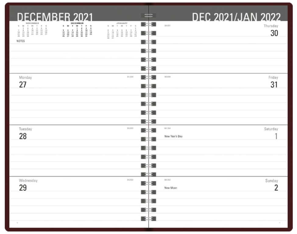 Triumph® Calendars Classic Weekly Desk Planner — view 36